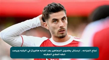 نجاح الجراحة.. أرسنال يطمئن الجماهير بعد إصابة هافيرتز في الركبة ويرصد خطة العلاج المقبلة